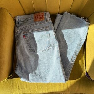 Levi's Faded Blue Denim Jeans